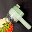 Triturador Elétrico Multifuncional 4 em 1 – Portátil para Legumes, Frutas e Alimentos Rápidos