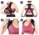 Corretor Postural Ajustável – Suporte para Postura Correta da Coluna, Ombros, Lombar e Cravícula