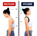 Corretor Postural Ajustável – Suporte para Postura Correta da Coluna, Ombros, Lombar e Cravícula