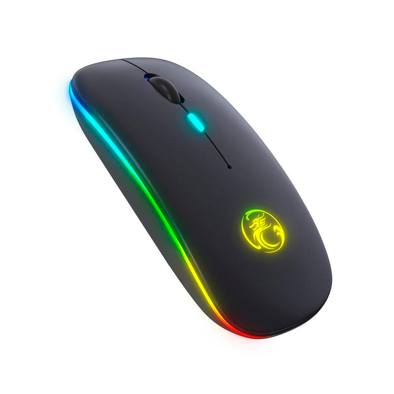 Mouse Led Sem Fio Bluetooth Dual Mode Wireless Recarregável