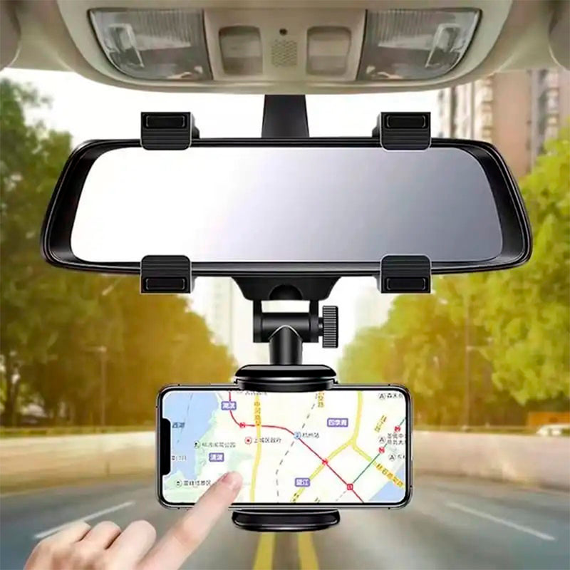 Suporte Universal Retrovisor Multifuncional Ajustável 360 Graus