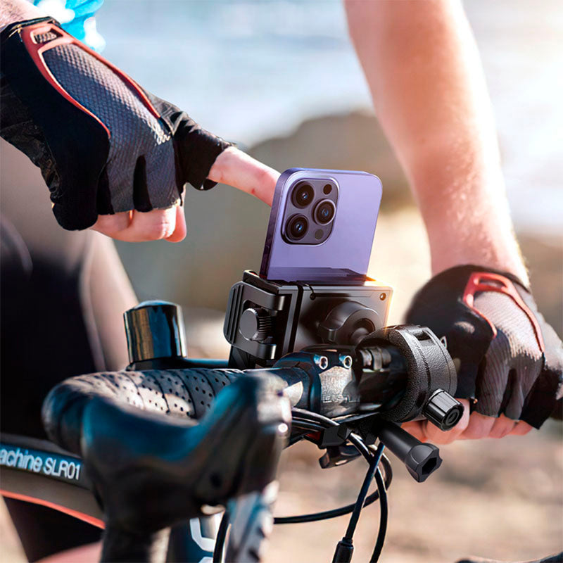 Suporte Universal 360 ° Ajustável Para Bicicleta Telefone Movél