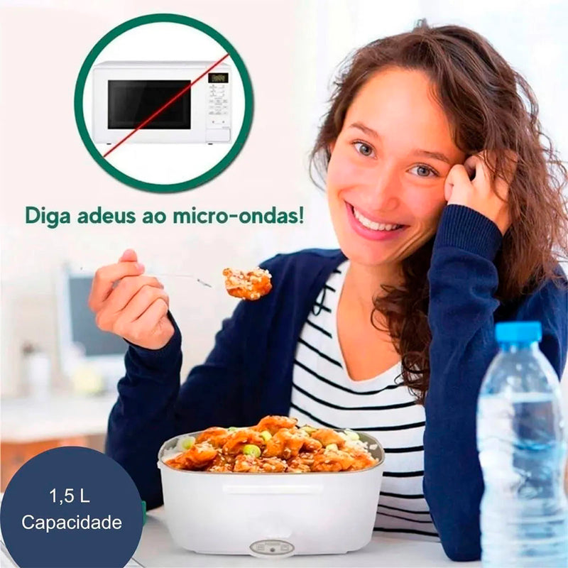 Marmita Térmica Elétrica USB – Solução Rápida e Prática Para Comer Bem Onde Quiser