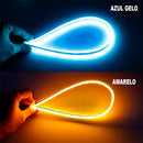 Fita LED DRL Diurna Flexível para Farol – Modelo Universal para Carros