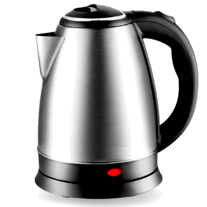 Chaleira Inox Elétrica 1.8L Com Desligamento Automático – Potente, Segura e com Base Giratória (1100W)