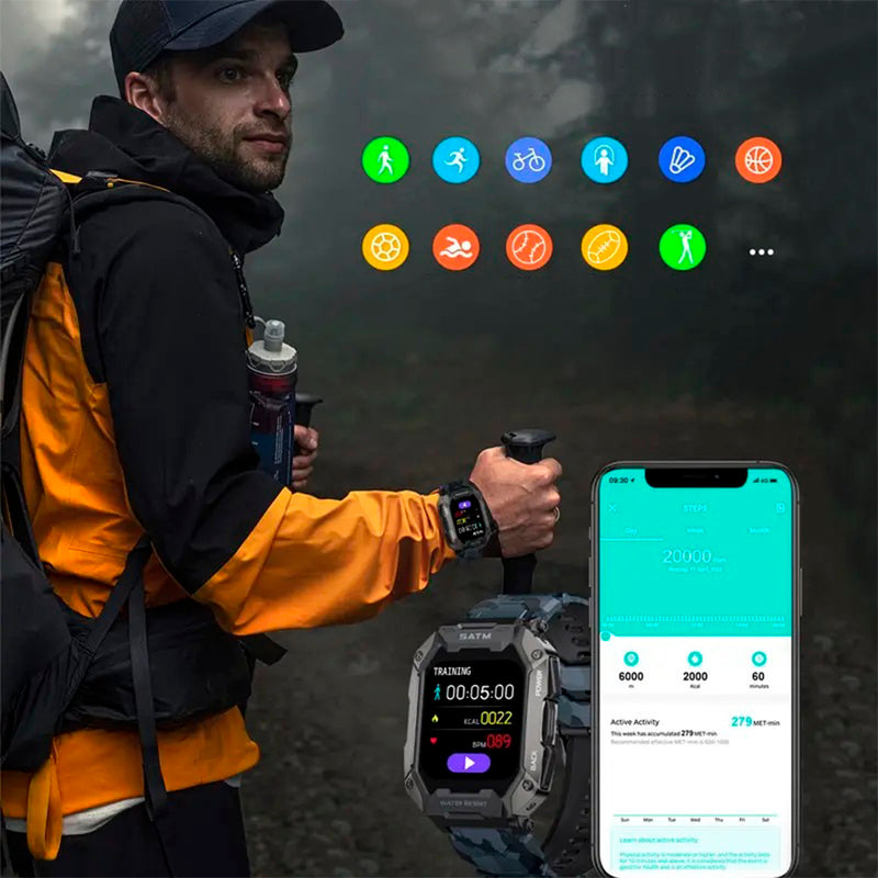 Relógio Militar Inteligente Smartwatch