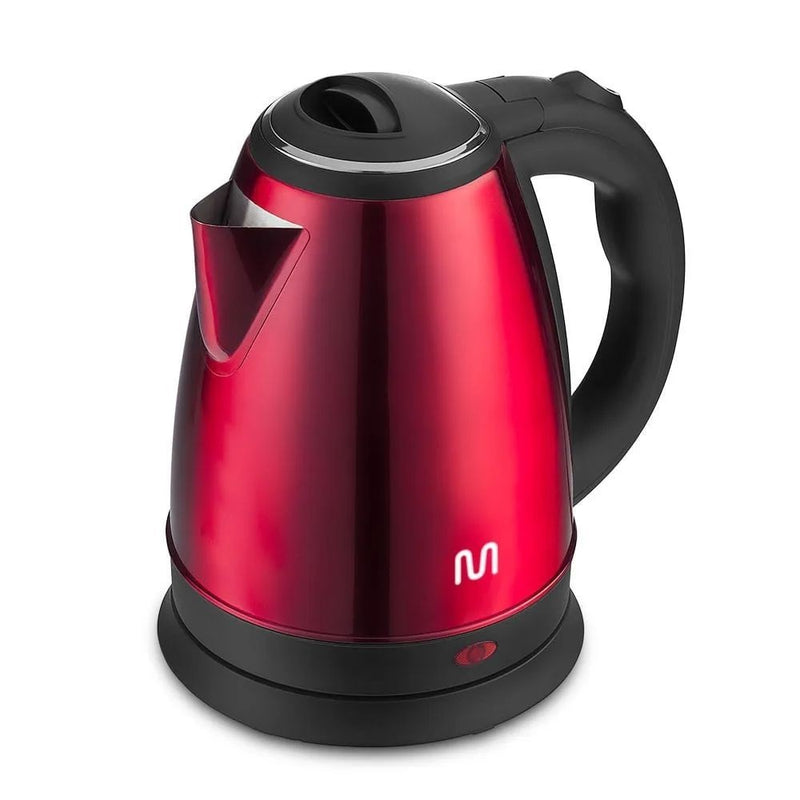 Chaleira Elétrica Multi BE017 Vermelha 1,8L – 1200W, Base Removível e Bico com Peneira