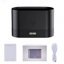 Umidificador de Ar LED – Chama Artificial Colorida para Aromaterapia e Ambiente Relaxante