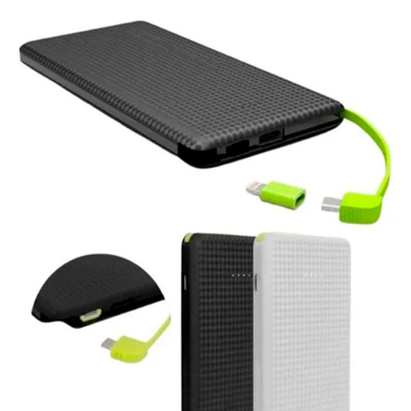 Carregador Power Bank 5000mAh Portátil – Carregue Seu Celular em Qualquer Lugar | Neverdie Store