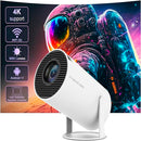 Mini Projetor 4K com Android 11 – Wi-Fi 6, BT5.0, 200 ANSI, 1280x720P Nativo, Suporte 1080P e 4K