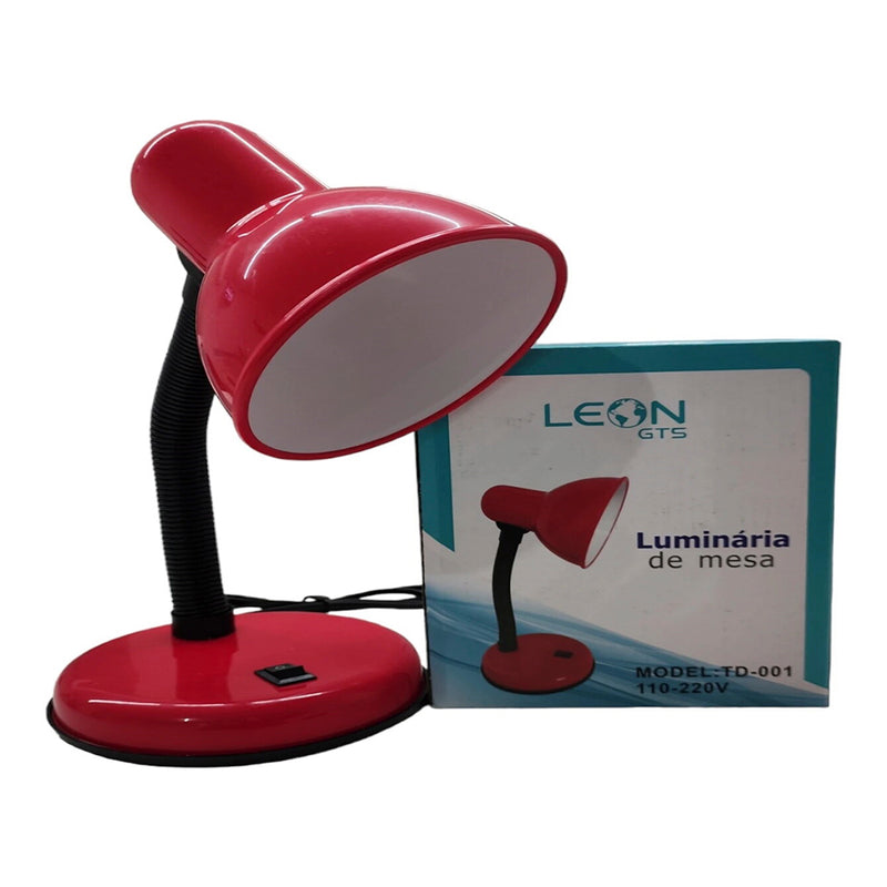 Luminaria de Mesa Articulável Flexivel Ajustavel Abajur