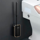 Escova Sanitária de Silicone com Suporte – Limpeza Profunda e Rápida para Banheiro