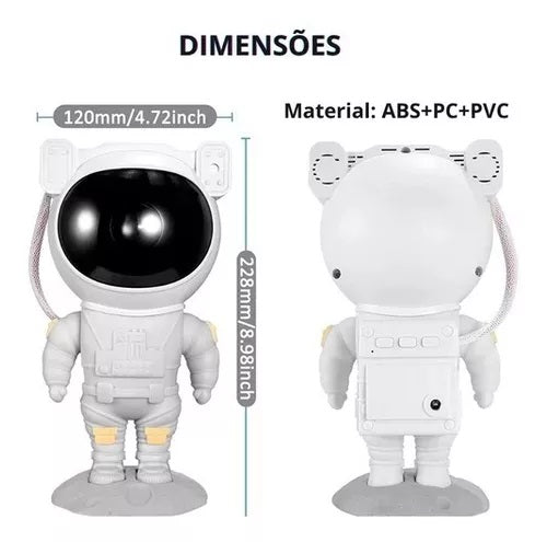 Astronauta Galaxy Projetor Céu Estrelado Luz Noturna