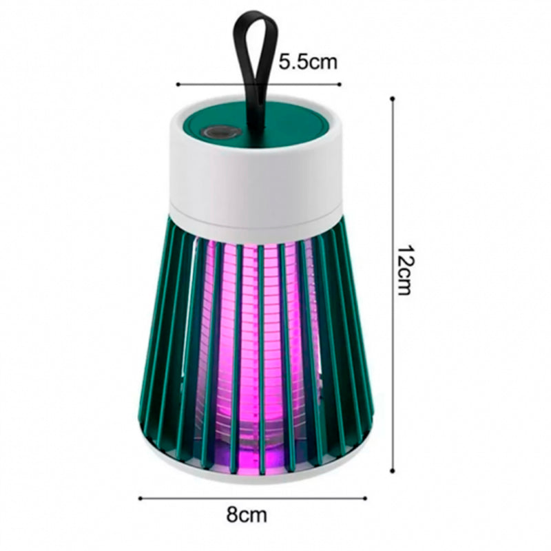 Lâmpada Ultravioleta Mata Mosquito USB Recarregável