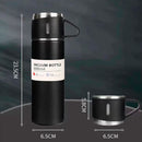 Garrafa Térmica Inox 500ml + 2 Xícaras – Conservação de Temperatura