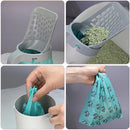 Pá de Limpeza para Gato com Dispenser – Coletor Integrado para Caixa de Areia e Vaso Sanitário Pet