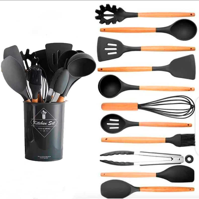 Utensílios de Cozinha Kit C/12 Peças