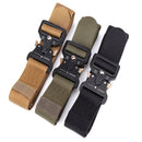 Cinto Tático Militar Lona de Nylon com Fivela de Liga – Alta Resistência e Conforto