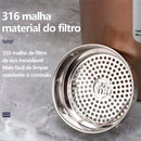Garrafa Térmica 1000ml Inox Com Infusor Quente Fria Aço Inox
