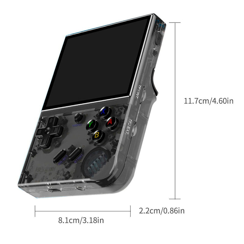 Console de Jogos Portátil Plus Retro Bateria Recarregável de 3300mAh Tela IPS de 3,5