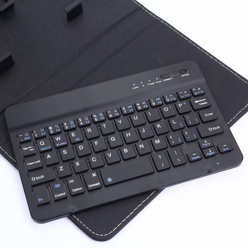 Capa Protetora Com Teclado Bluetooth Para Tablet e Celular