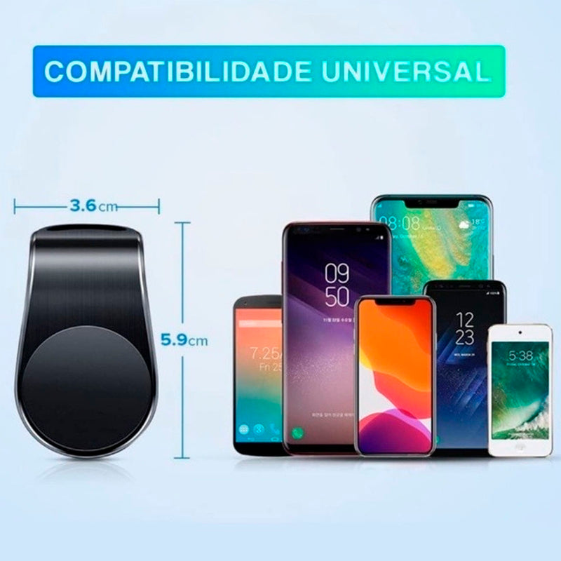 Suporte Automotivo Para Celular 360° Magnético Universal