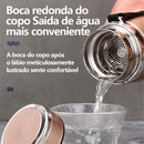 Garrafa Térmica 1000ml Inox Com Infusor Quente Fria Aço Inox