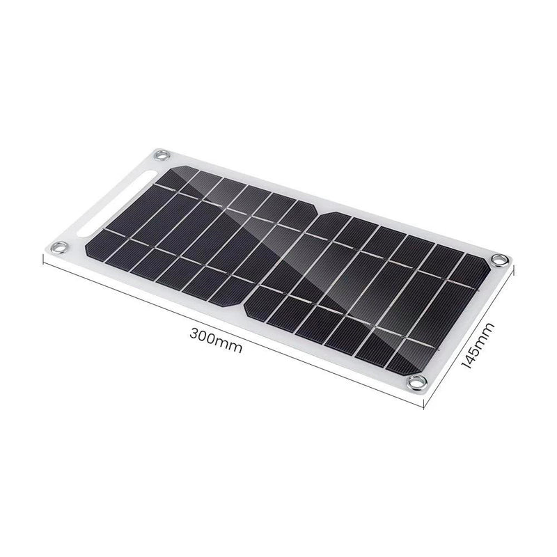 Carregador Solar Painel Flexível Fotovoltaico Portátil 6W