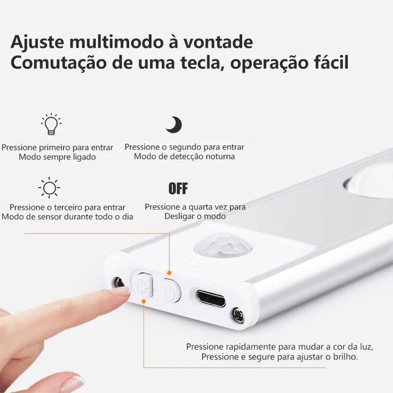 Lâmpadas LED Inteligente Com Sensor De Movimento