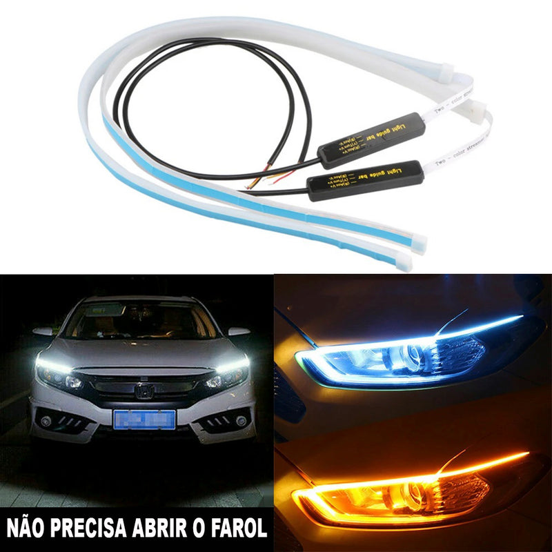 Fita Para Farol LED DLR Diurna Flexível Universal