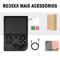 Console de Jogos Portátil Plus Retro Bateria Recarregável de 3300mAh Tela IPS de 3,5