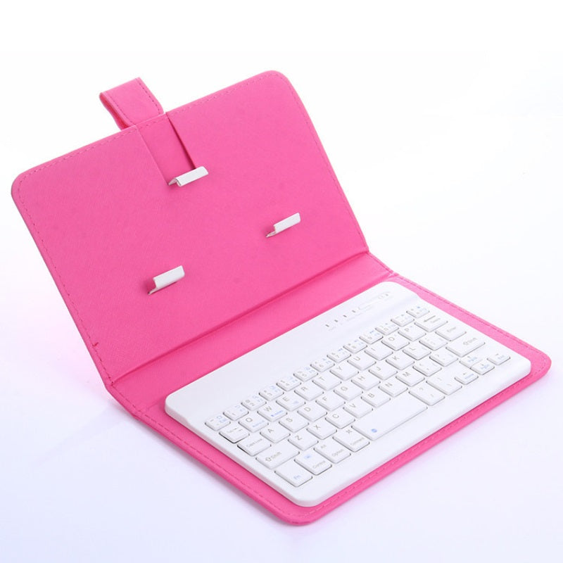 Capa Protetora Com Teclado Bluetooth Para Tablet e Celular