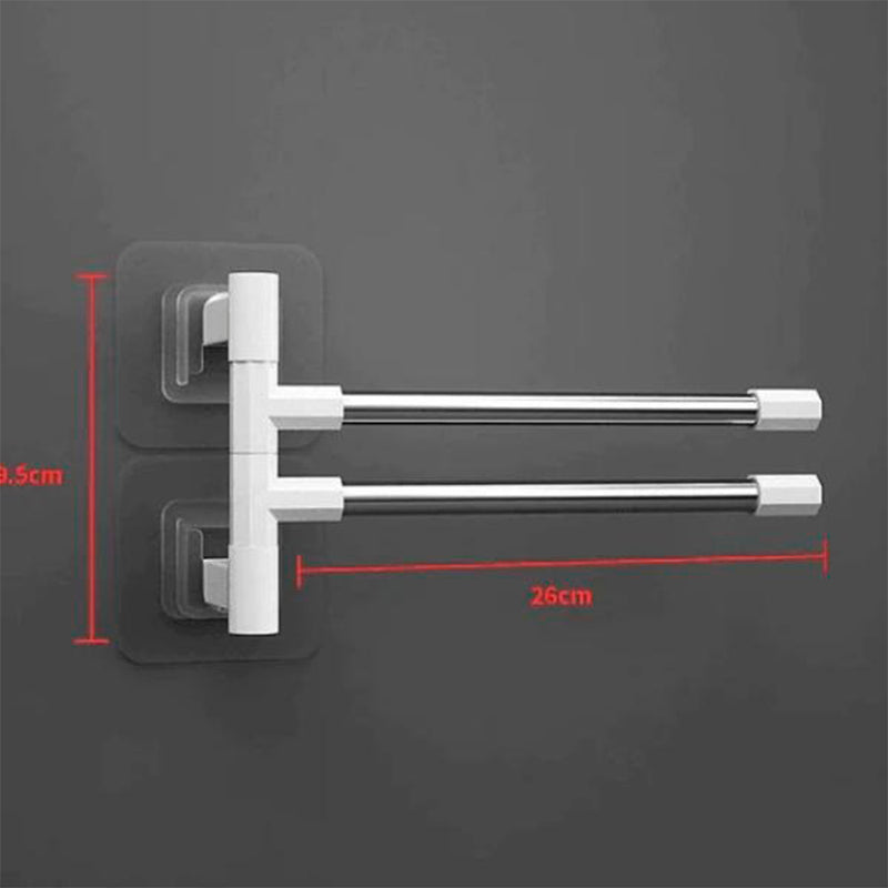 Barra Giratória Toalheiro Fixado na Parede Aço Inoxidável