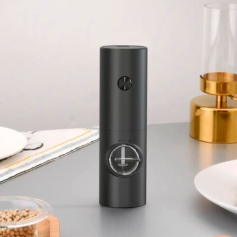Moedor Elétrico de Pimenta, Sal e Temperos – Automático com Ajuste de Moagem