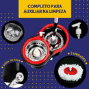 Mop Giratório Completo Nybc – Cesto em Inox com 2 Refis e Saboneteira Integrada