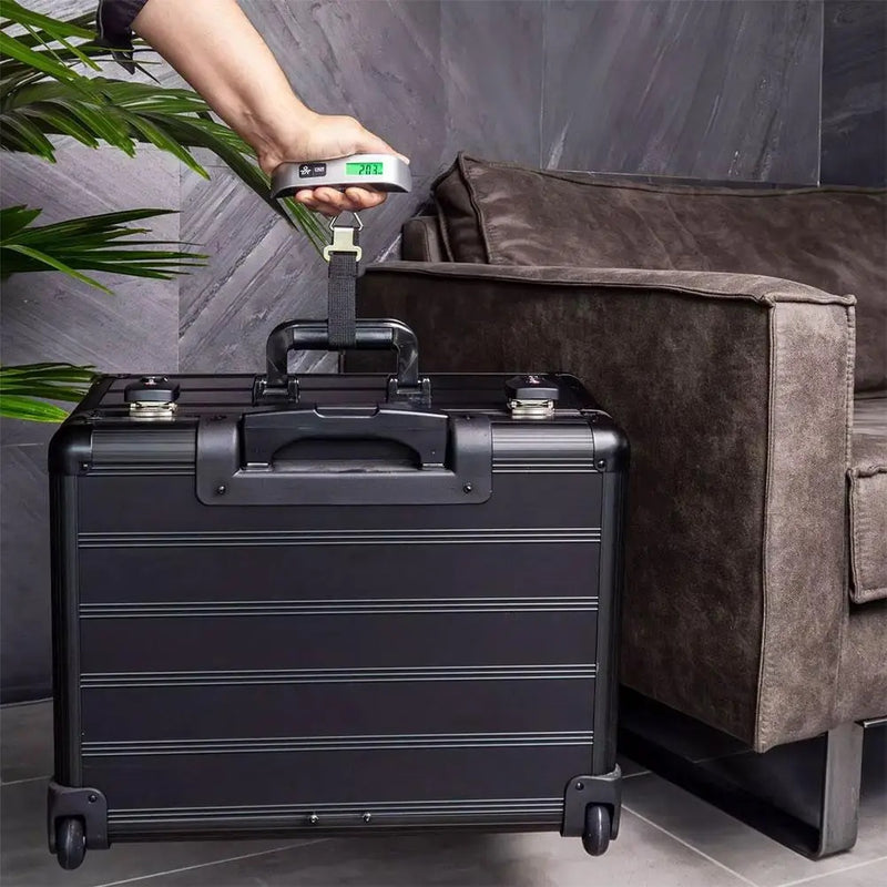 Balança Digital Portátil de Mão 50kg – Para Bagagem, Mala e Viagens