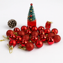 Bolinhas Natalinas 3cm – Conjunto com 30 Enfeites para Árvores