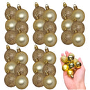 Bolinhas de Natal 3cm – Kit Completo com 30 Peças Decorativas