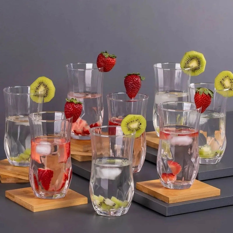 Copos Nadir Opera 360ml – Kit com 6 Unidades para Água, Suco e Refrigerante