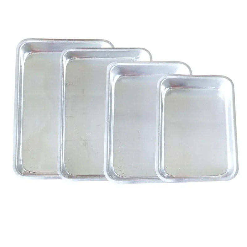 Formas para Assar: 4 Retangulares + 3 Pudins – Kit Ideal para Bolos e Sobremesas
