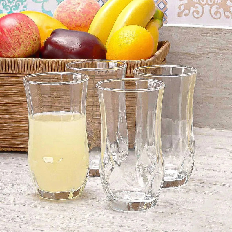Jogo 6 Copos Nadir Opera 360ml – Vidro Transparente para Água e Drinks