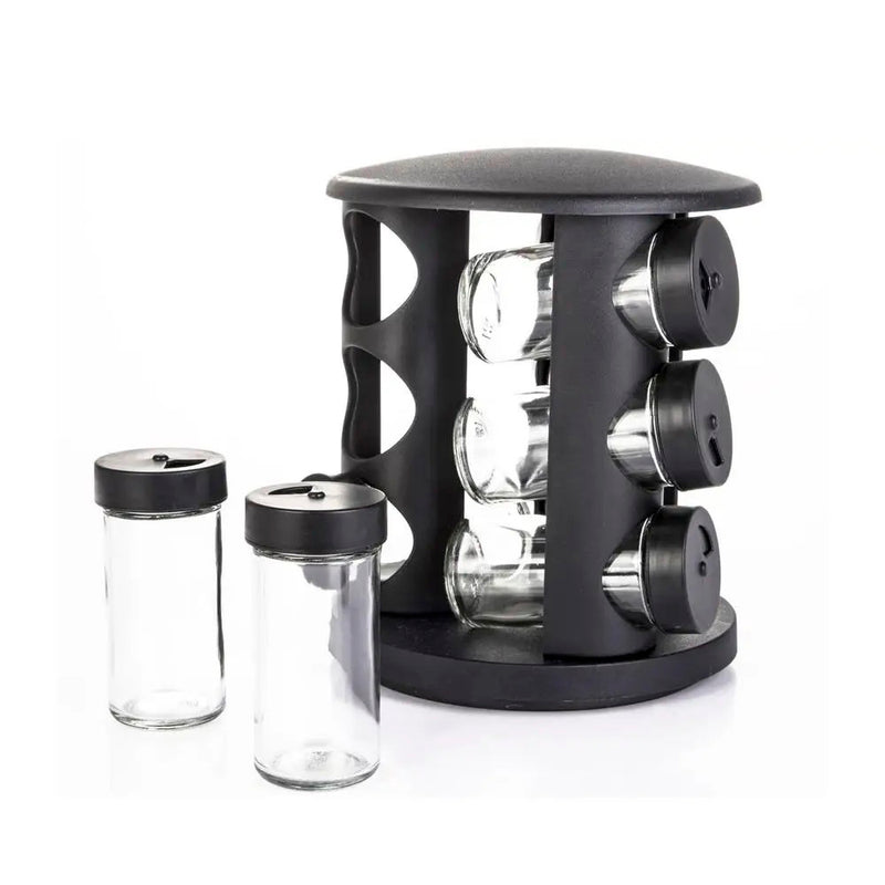 Kit Porta-Tempero 10 Peças Brinox – Potes de Vidro com Tampas Práticas