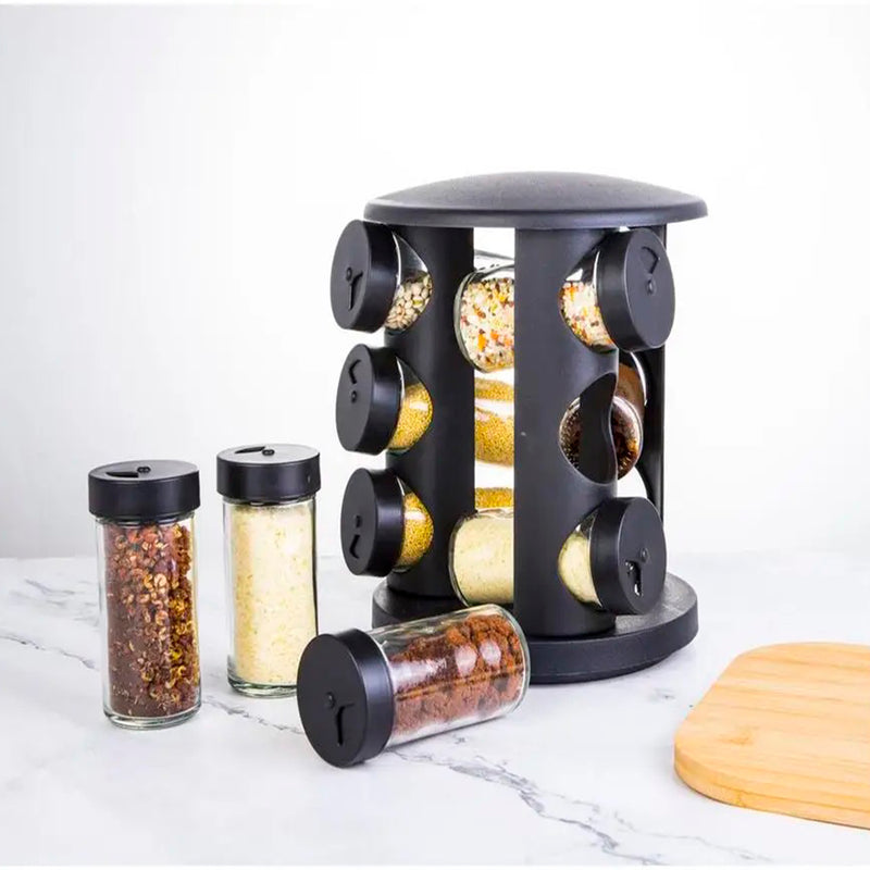 Kit Porta-Tempero Brinox 10 Peças em Vidro – Organização e Estilo na Cozinha