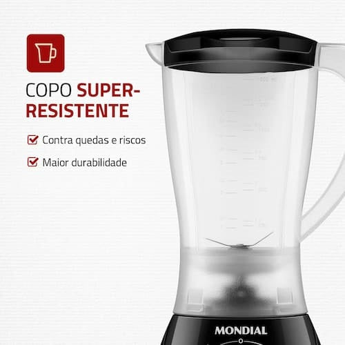 Liquidificador Mondial L-550-W original
