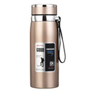 Garrafa Térmica 1000ml Inox Com Infusor Quente Fria Aço Inox
