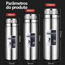 Garrafa Térmica 1000ml Inox Com Infusor Quente Fria Aço Inox