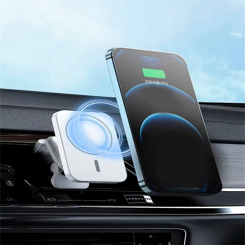 Suporte Automotivo Inteligente Carregamento Telefone Sucção Magnética