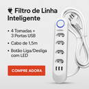 Torre retrátil com tomadas