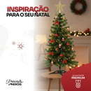 arvore de natal com kit enfeites