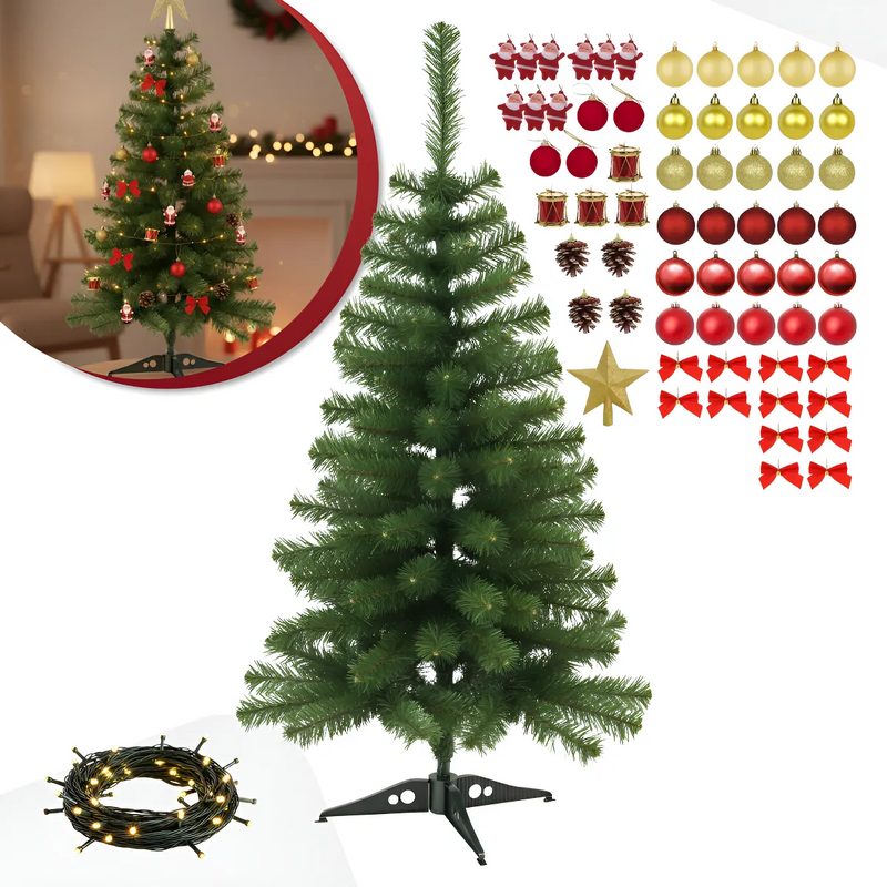 arvore de natal enfeitada